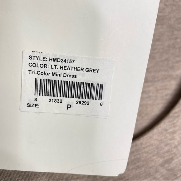 Heather by Bordeaux Tri-Color Mini Dress, Petite - Picture 3 of 9